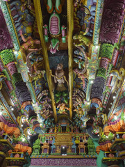 Ancient Hindu Pathirakali Amman temple in Trincomalee, Sri Lanka. Temple was built in honor of the goddess Badrakali (Bhadrakali)