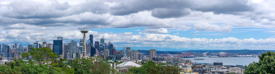 Fototapeta na wymiar Seattle Skyline Panorama