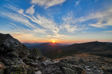 Atardecer en Navacerrada, un lugar magico