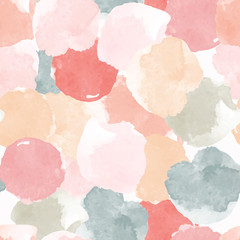 Abstract painting universal freehand watercolor seamless pattern. Graphic design for background, card, banner, poster, cover, invitation, placard, header or brochure. Hand drawn vector texture