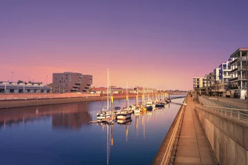 Bremen Überseestadt Dämmerung © pixelschoen