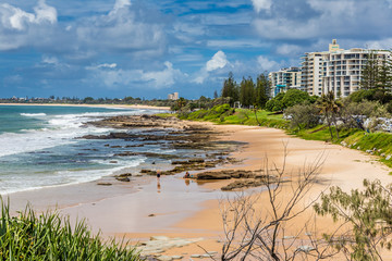 Mooloolaba, Queensland, Australia, 2016, March 17: Mooloolaba Beach.