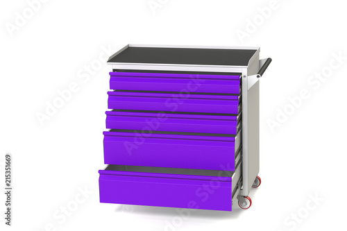 Metal Tool Cabinet On Wheels With Drawers A Convenient Place For