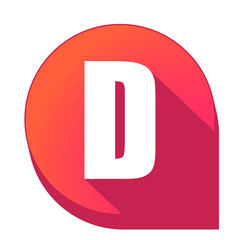 ikona z długim cieniem na tle strzałki pinezki © vempireart