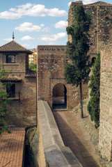paths inside the medieval fortress