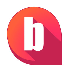 ikona z długim cieniem na tle strzałki pinezki © vempireart