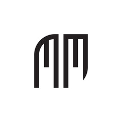 two letter monogram logo