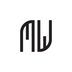 two letter monogram logo