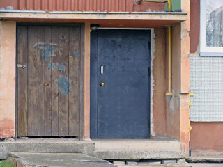 Metal doors