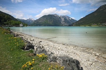 Achensee lake in mountains of Tyrol, Austria