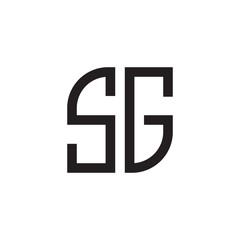 two letter monogram logo