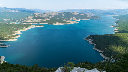 Obraz premium Sahinkaya Canyon in Vezirkopru district of Samsun province,Turkey.