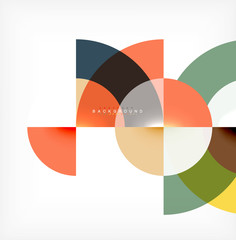 Modern circle abstract background