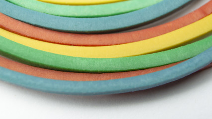 Many Colored Stationery Rubbers Background / Gums for Money