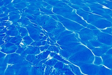 Fototapeta na wymiar close-up view of clear swimming pool water