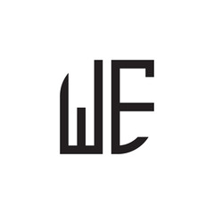 Obraz premium two letter monogram logo