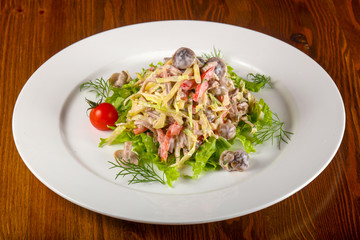 Mushroom salad