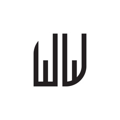 two letter monogram logo