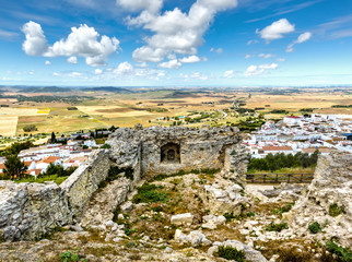 Fototapeta na wymiar Castle ruins of Medina-Sidonia.
