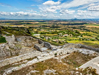 Castle ruins of Medina-Sidonia.
