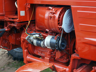 Tractor engine