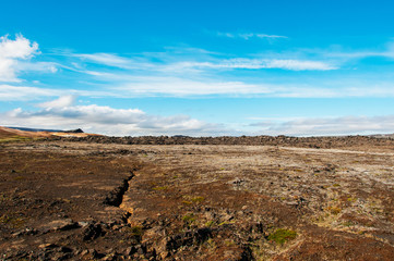 Krafla é um sistema vulcânico com um diâmetro de aproximadamente 20 quilometros situado na região de Mývatn, norte da Islândia