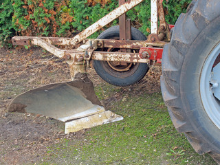 One furrow plow