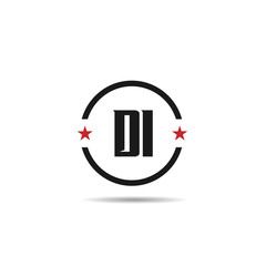 Initial Letter DI Logo Template Design