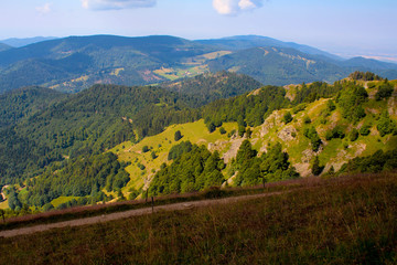 Blick vom Belchen im Schwarzwald