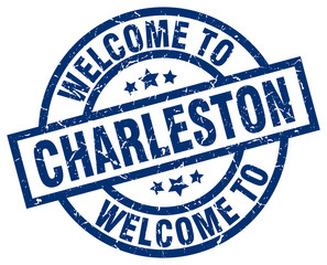 welcome to Charleston blue stamp