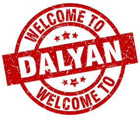 welcome to Dalyan red stamp