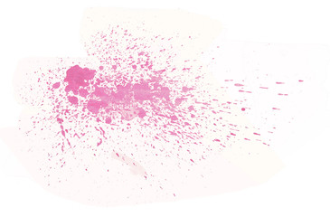 Watercolor stain light color. isolated on white background