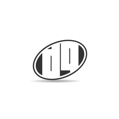 Initial Letter DQ Logo Template Design