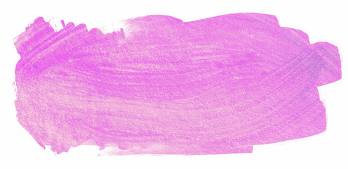 Watercolor stain light color. isolated on white background