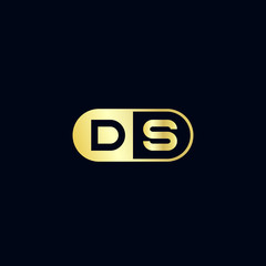 Initial Letter DS Logo Template Design