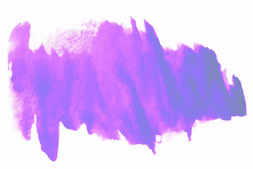 Watercolor stain light color. isolated on white background