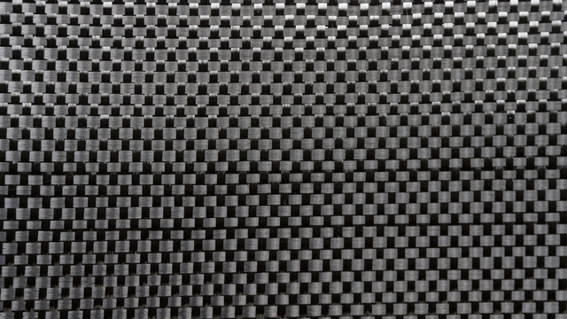 Black carbon fiber composite palin weave woven