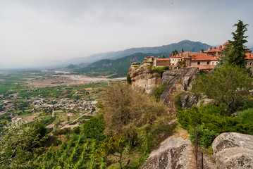 Fototapeta na wymiar View of the Thessaly plain