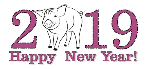 Символ года 2019 - свинья
