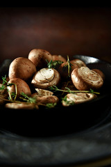 Organic Chestnut Mushrooms