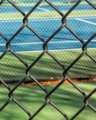 Naklejka premium Chain Link Fences