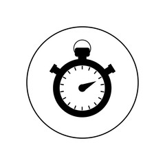 Stopwatch icon, logo