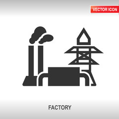 factory vector icon