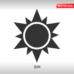 sun vector icon