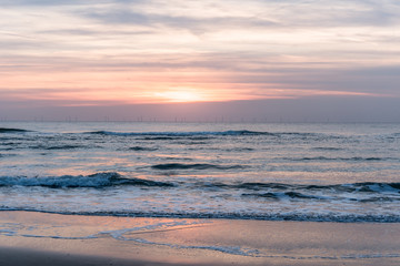 Evening silence at the beach