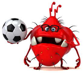 Fun germ - 3D Illustration