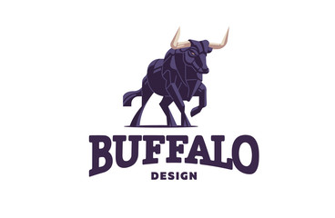 Bull with big horns.