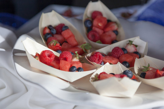 Berry and Melon Boats