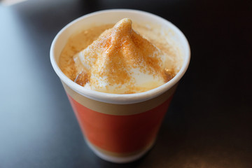 coffe with ice cream
