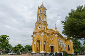 Fototapeta na wymiar タイ・アユタヤ・セント・ジョセフ・カトリック・教会